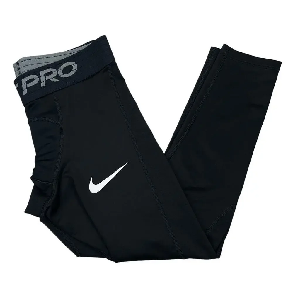 NIKE Pro Men's Dri-Fit 3/4 Tights Sz Small Black